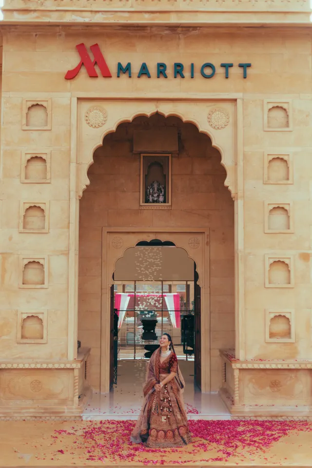 Bride at Marriott Jaisalmer (1)