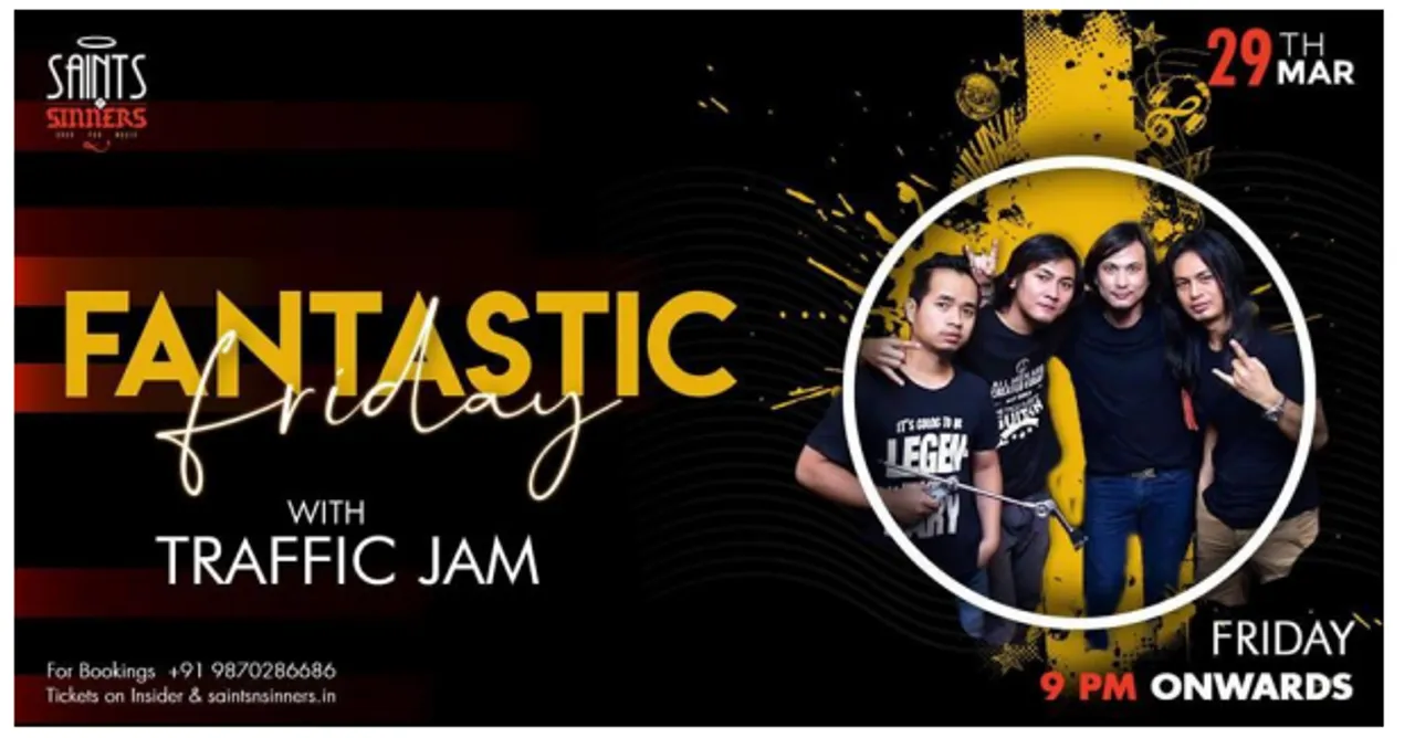 Fantastic Fridays with Traffic Jam at Saints And Sinners