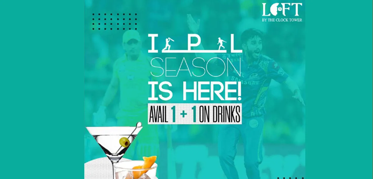 1+1 on drinks at Loft by The Clock Tower