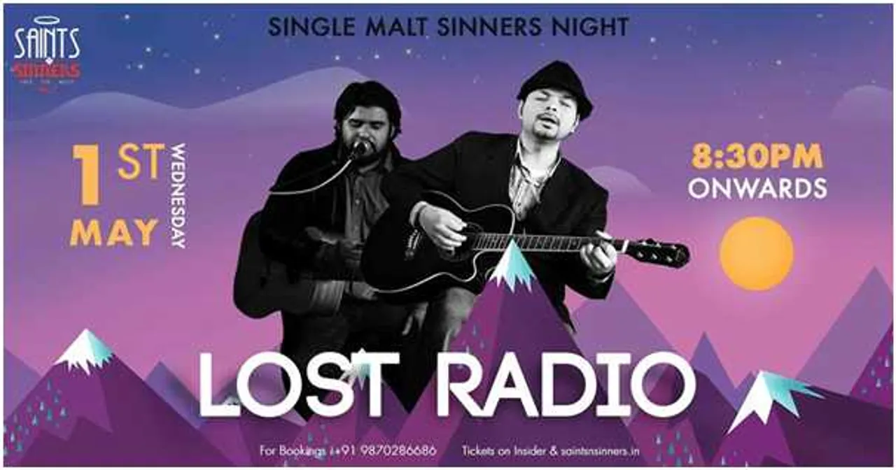 Single Malt Sinners Night with Lost Radio at Saints N Sinners