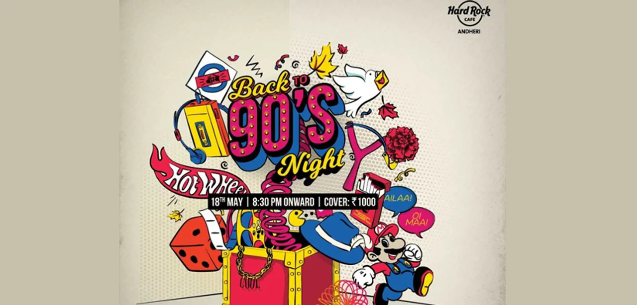 Get a dose of nostalgia and party like it’s the 90’s at Hard Rock Cafe