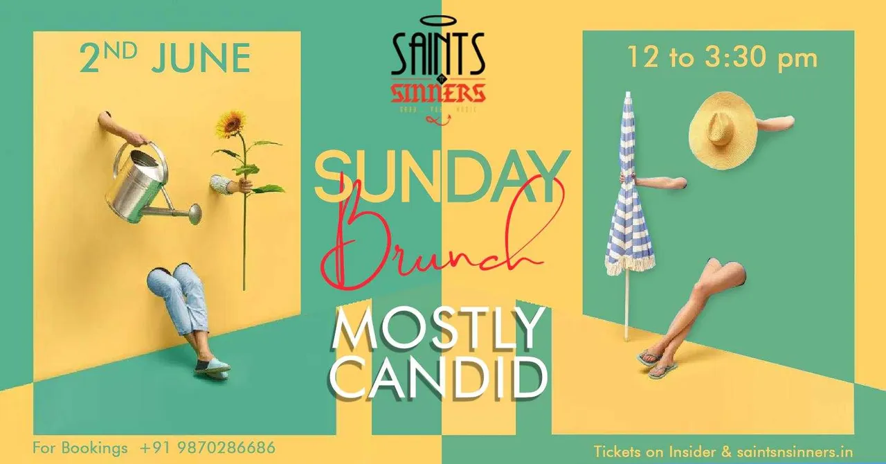 Sunday Brunch with Mostly Candid At Saints N Sinners, Gurgaon