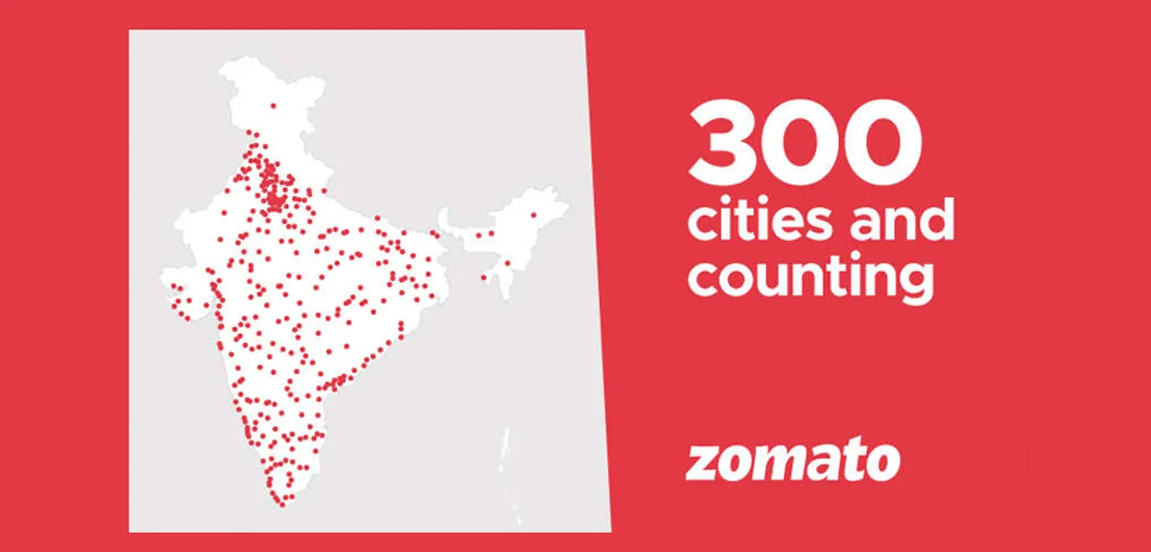 Zomato expands food delivery services to 300 cities