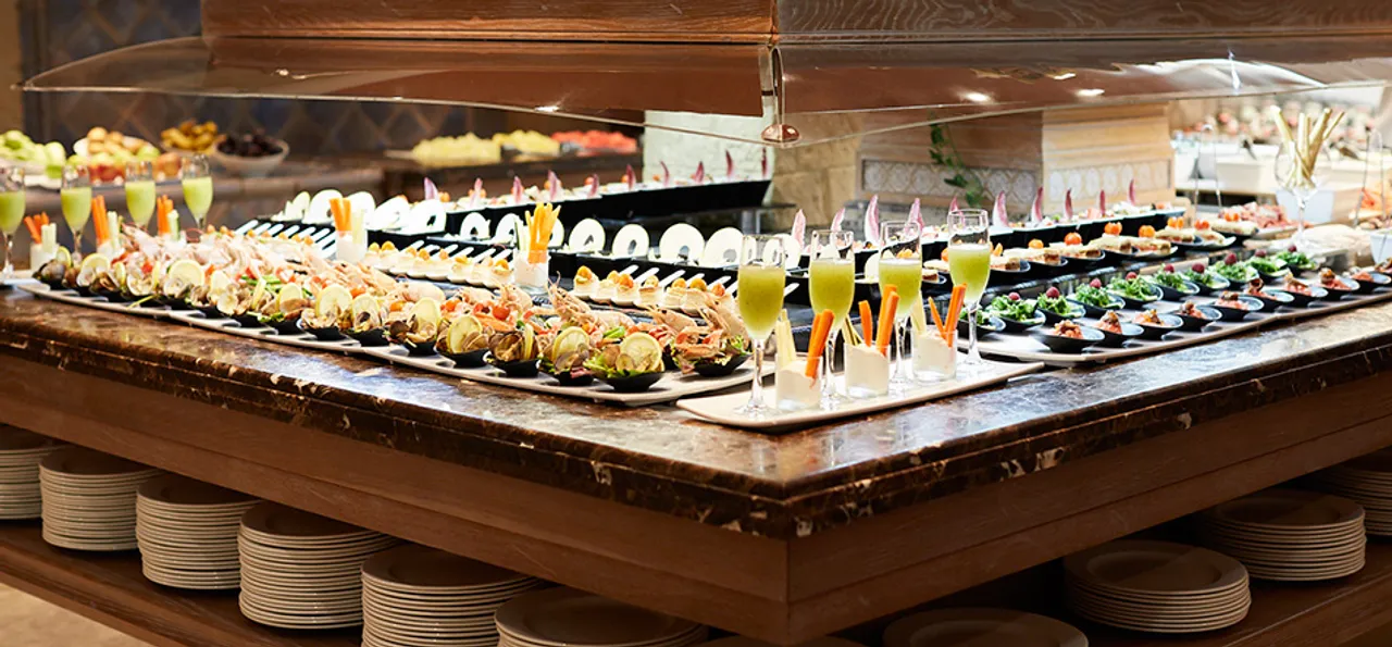 A Professional Buffet Setup