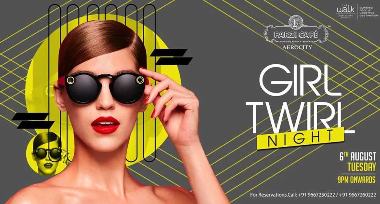 Girl Twirl Night at Farzi Cafe, Aerocity