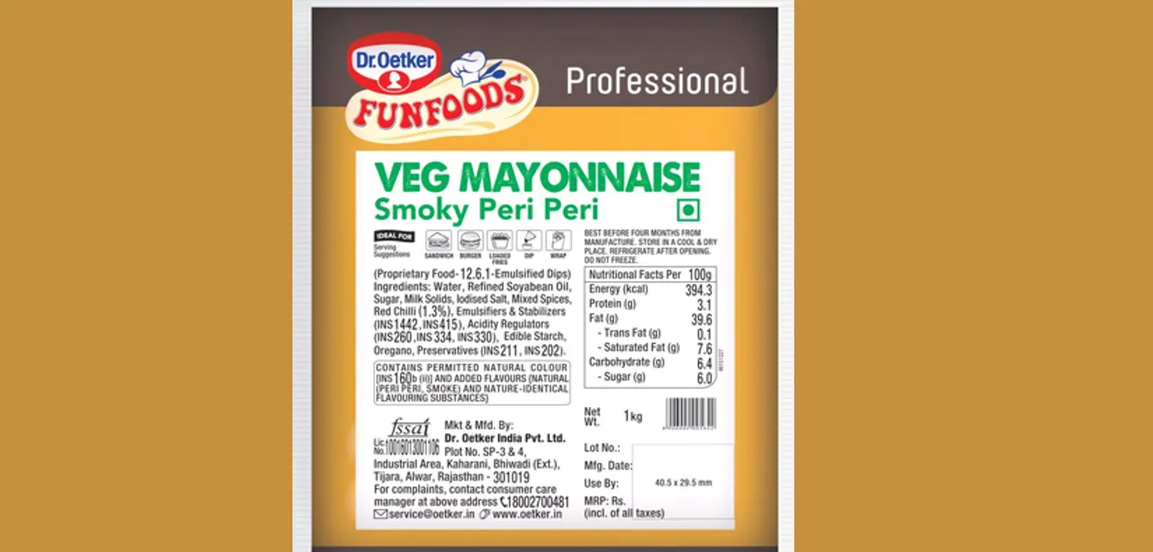 Dr. Oetker FunFoods Professional introduces ‘Veg Mayonnaise Smoky Peri-Peri’