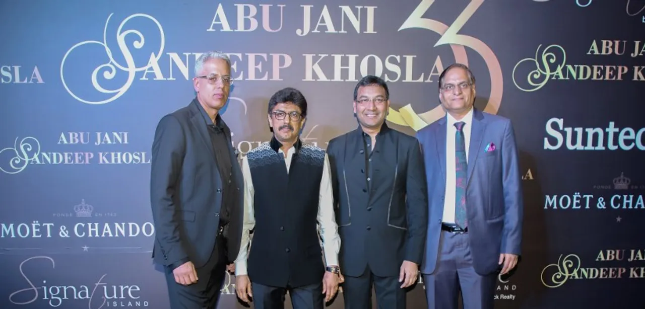 India Sotheby’s Realty & Signature Island by Sunteck Realty celebrate 33years of Abu Jani & Sandeep Khosla