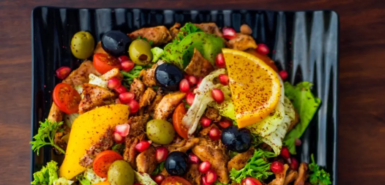 Refreshing Salads at Lub Lub Lebanese, Gurugram