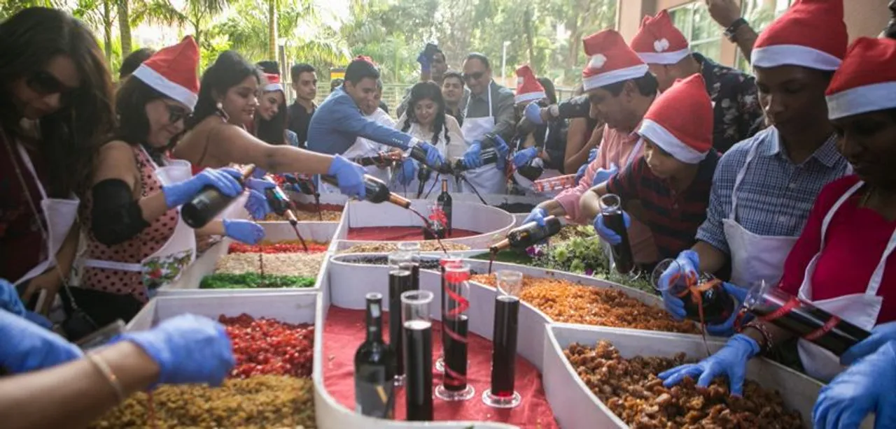 The Cake mixing Soiree with fashion brunch at Renaissance Bengaluru Race Course Hotel
