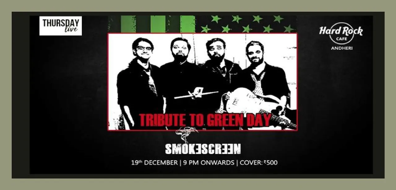 Pay tribute to the All-American Band Green Day with ‘SmokeScreen’ at Hard Rock Cafe this week
