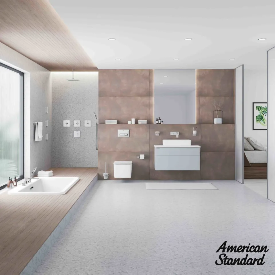 American Standard Acacia SupaSleek Square Wall Hung Toilet