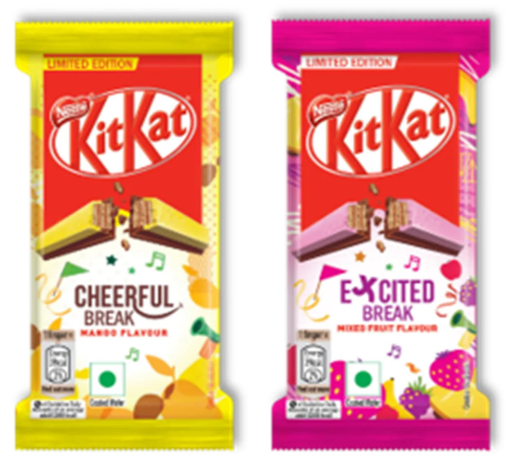 KITKAT launches Moodbreaks range with multi-colour KITKAT fingers in fruity flavours