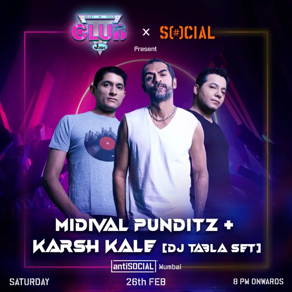 Gully Boy Fame Karsh Kale performs at antiSOCIAL, Mumbai