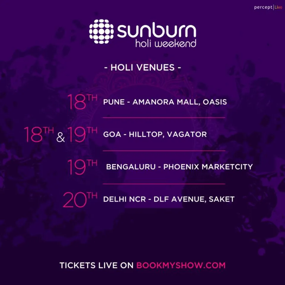 DJ KSHMR to headline a multi-city ‘Sunburn Holi Weekend’ celebration