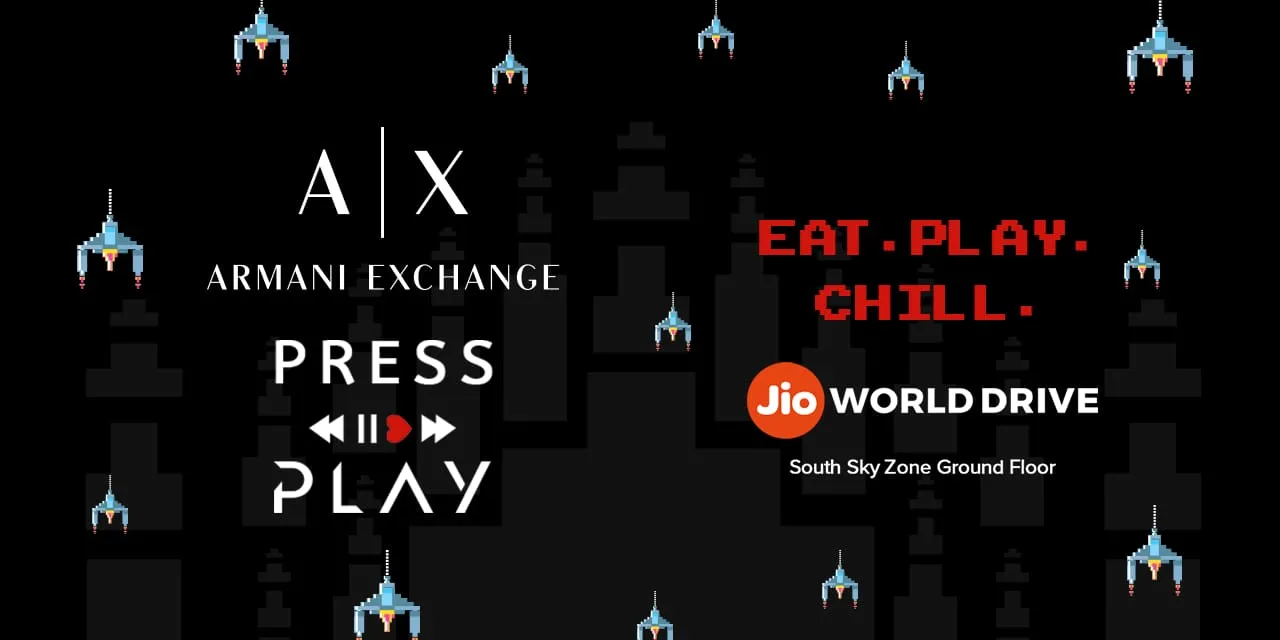 Armani Exchange and Jio World Drive invites you to a one-of-a-kind event where Music meets Gaming with A|X Press Play