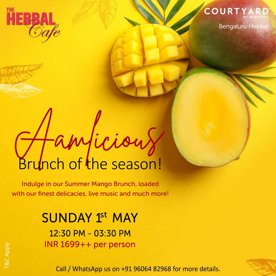 Mango themed Sunday Brunch at Courtyard By Marriott Bengaluru Hebbal