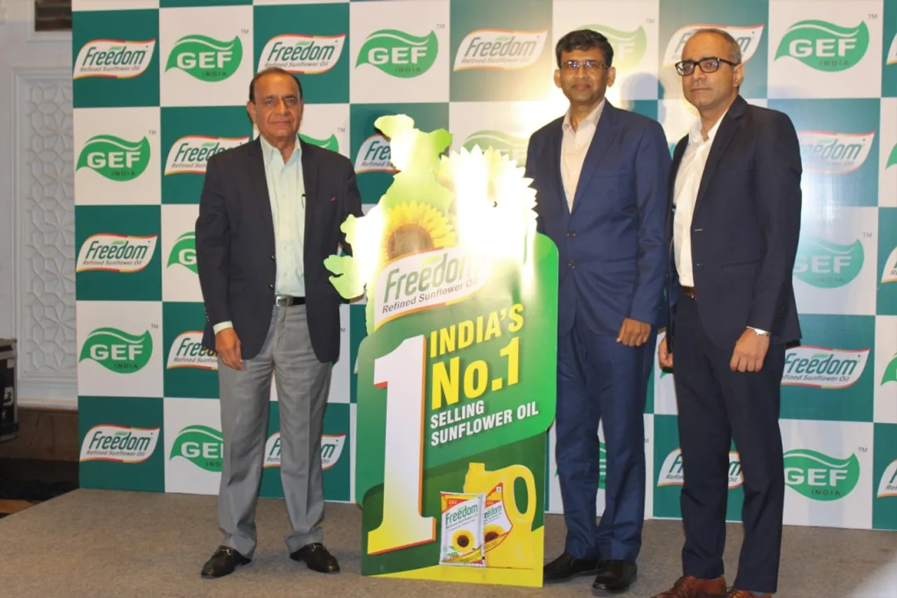 Freedom Refined Sunflower Oil the No.1* Brand in INDIA in Sunflower Oil Category