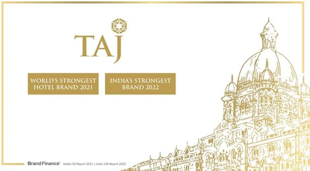 Taj Ranked As India’s Strongest Brand For The Second Time