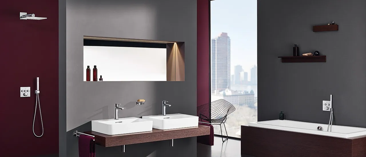 Enjoy the Ease of Push-Turn Control for your Bath or Shower with the GROHE SmartControl Concealed