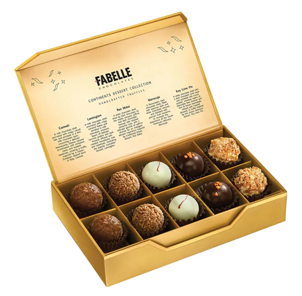 This Raksha Bandhan, gift your sibling a gourmet tour across the world, with Fabelle’s Dessert Collection range of handcrafted chocolates