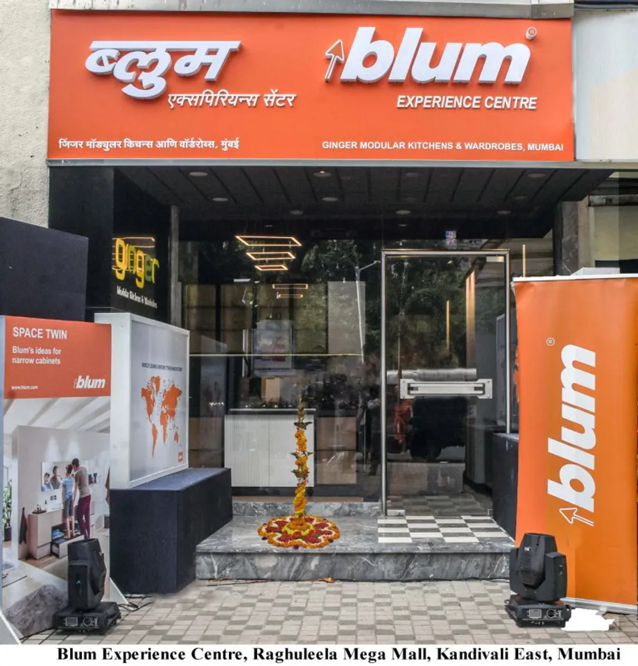 Blum India inaugurates Ginger Modular Kitchens & Wardrobes, its new distributor showroom in Mumbai, Maharashtra