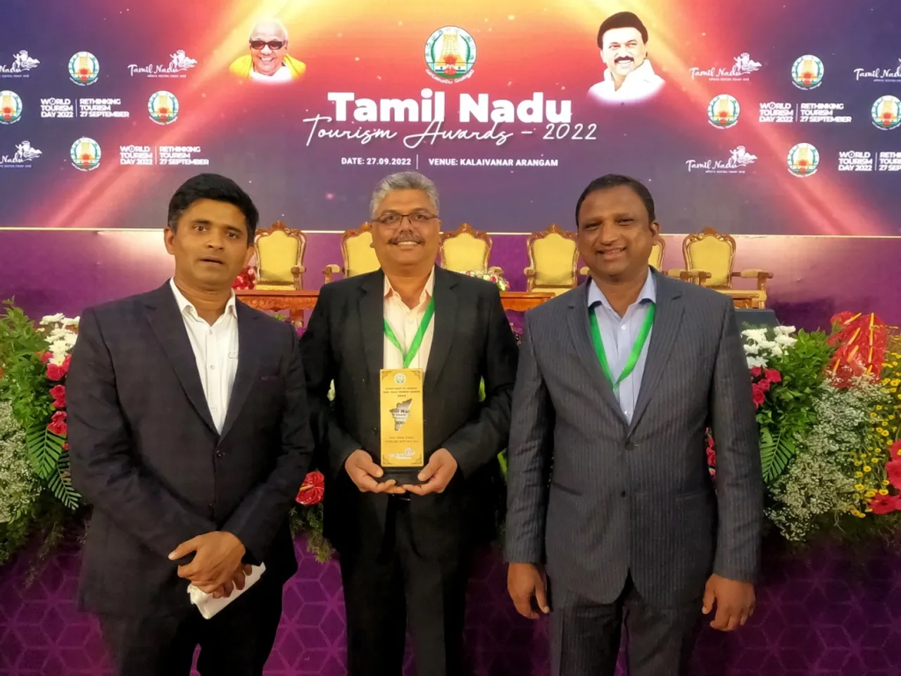 Sterling Ooty Elk Hill Bags the Best Themed Resort at TN Tourism Awards’22