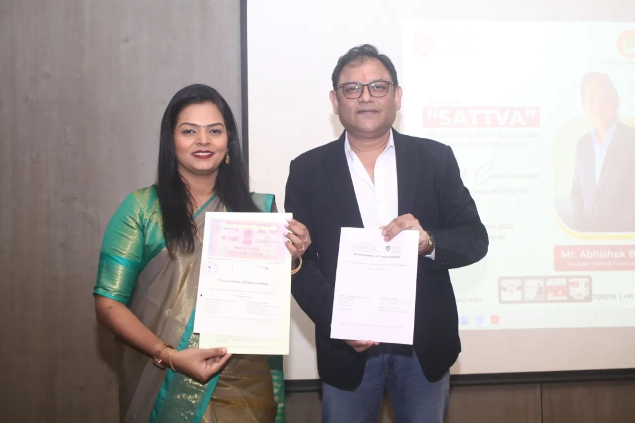 Sattvik Council Of India signs MOU with DY Patil, deemed to be University - School of Hospitality and Tourism Studies
