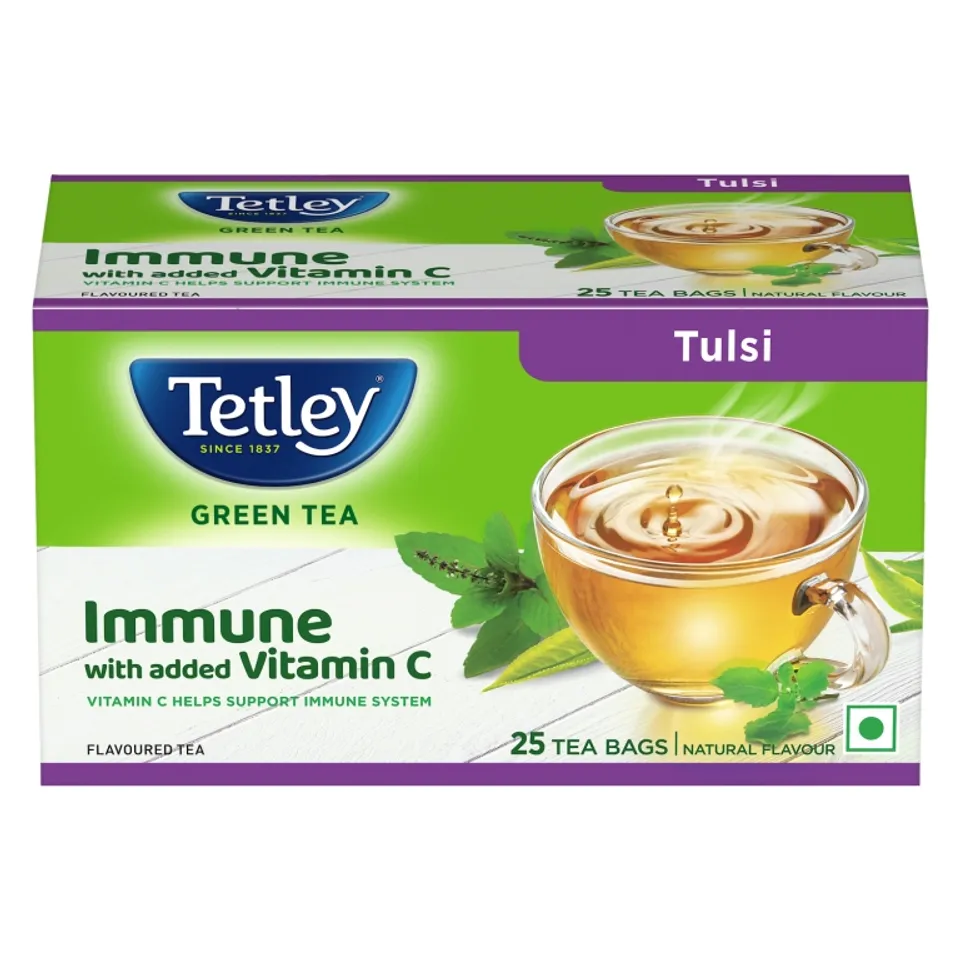 Tetley launches Tetley Green Tea Immune Tulsi