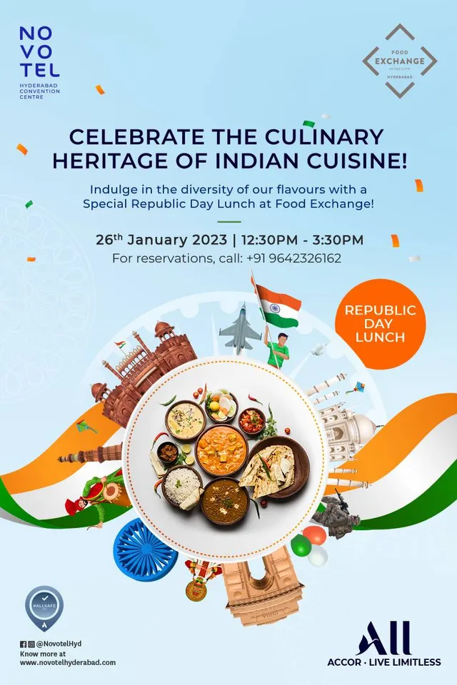 Celebrating the Culinary Heritage of Indian Cuisine @ Novotel Hyderabad Convention Centre