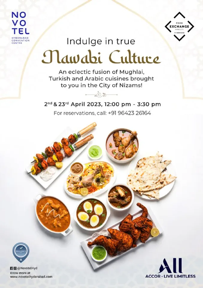 Indulge in true Nawabi Culture at Novotel Hyderabad Convention Centre