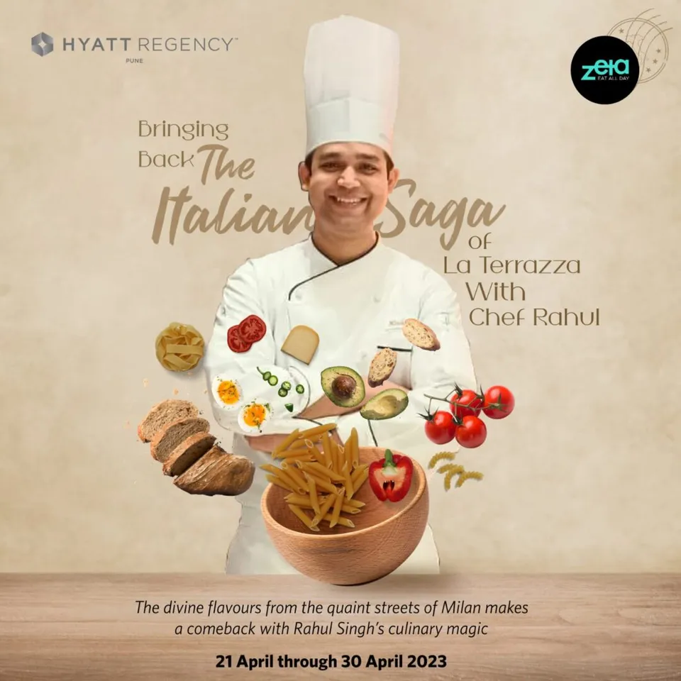 La Terrazza at Zeta is back this April, your gastronomical gateway to Italian delicacies