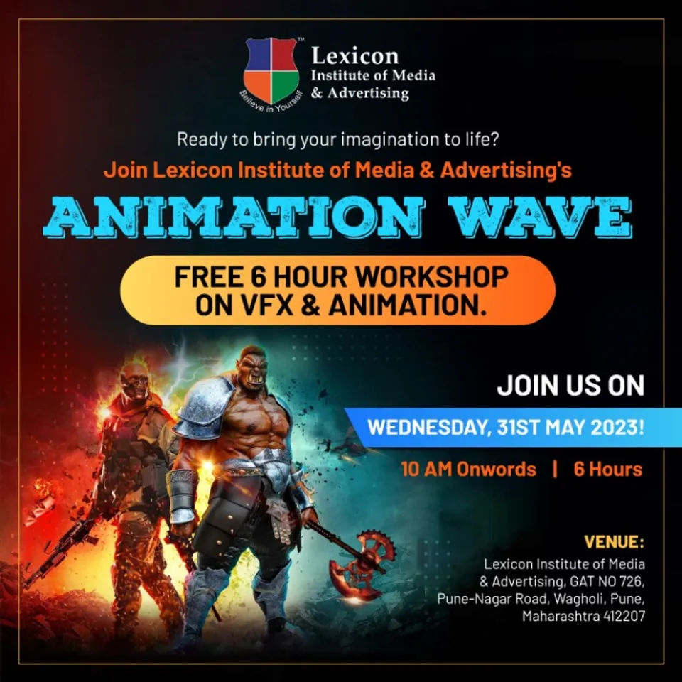 Lexicon Institute of Media & Advertising announces free masterclass by VFX industry expert, Deepal Dass