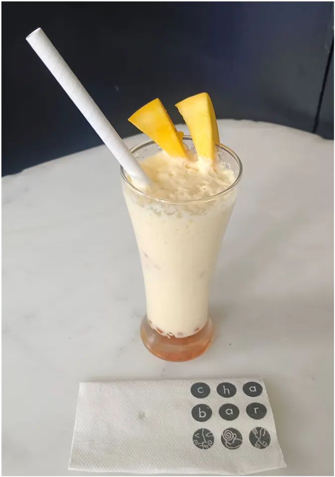 Mango Fiesta special at Cha Bar, Apeejay Oxford Bookstores Private Limited