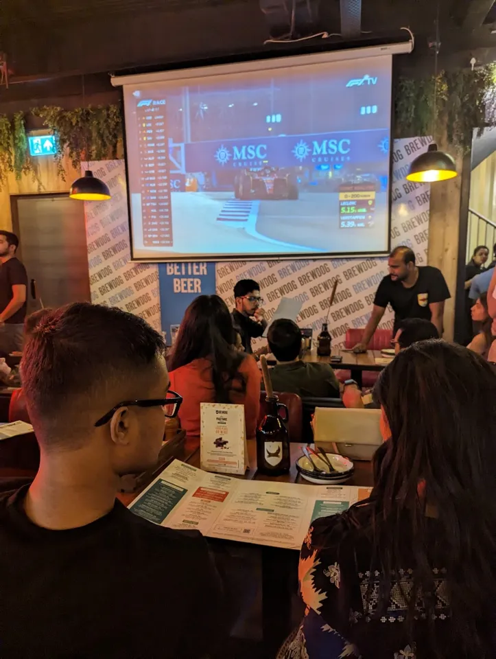 Belgian Grand Prix Screening at Brewdog Bandra