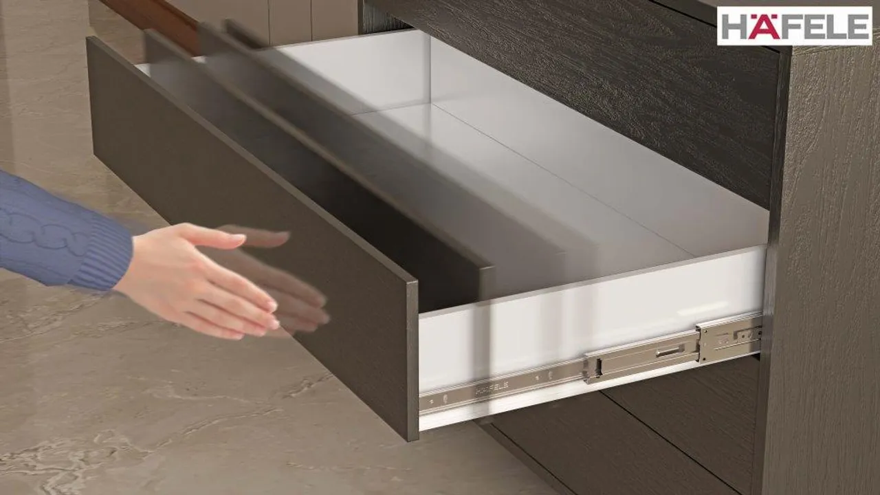 Hafele’s Motion Technology Drawer Runners