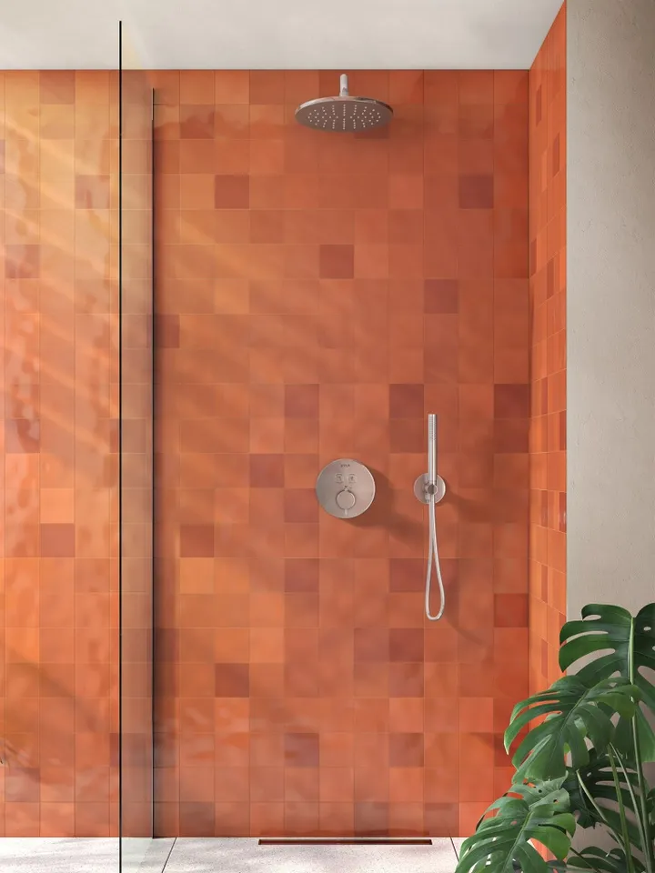 "Simplify Your Showering with VitrA AquaControl: The Ultimate Smart Button!"