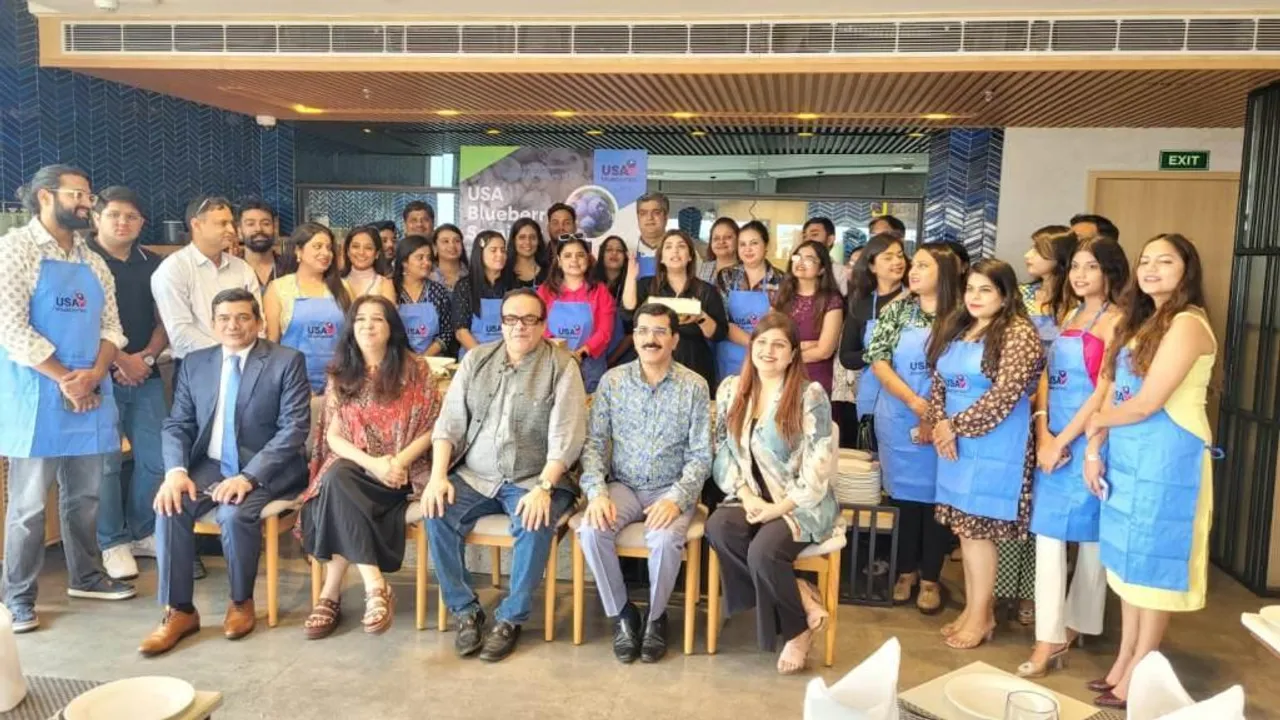 Fairfield by Marriott Jaipur collaborated with Food Bloggers Association of India and USA Blueberries for an event