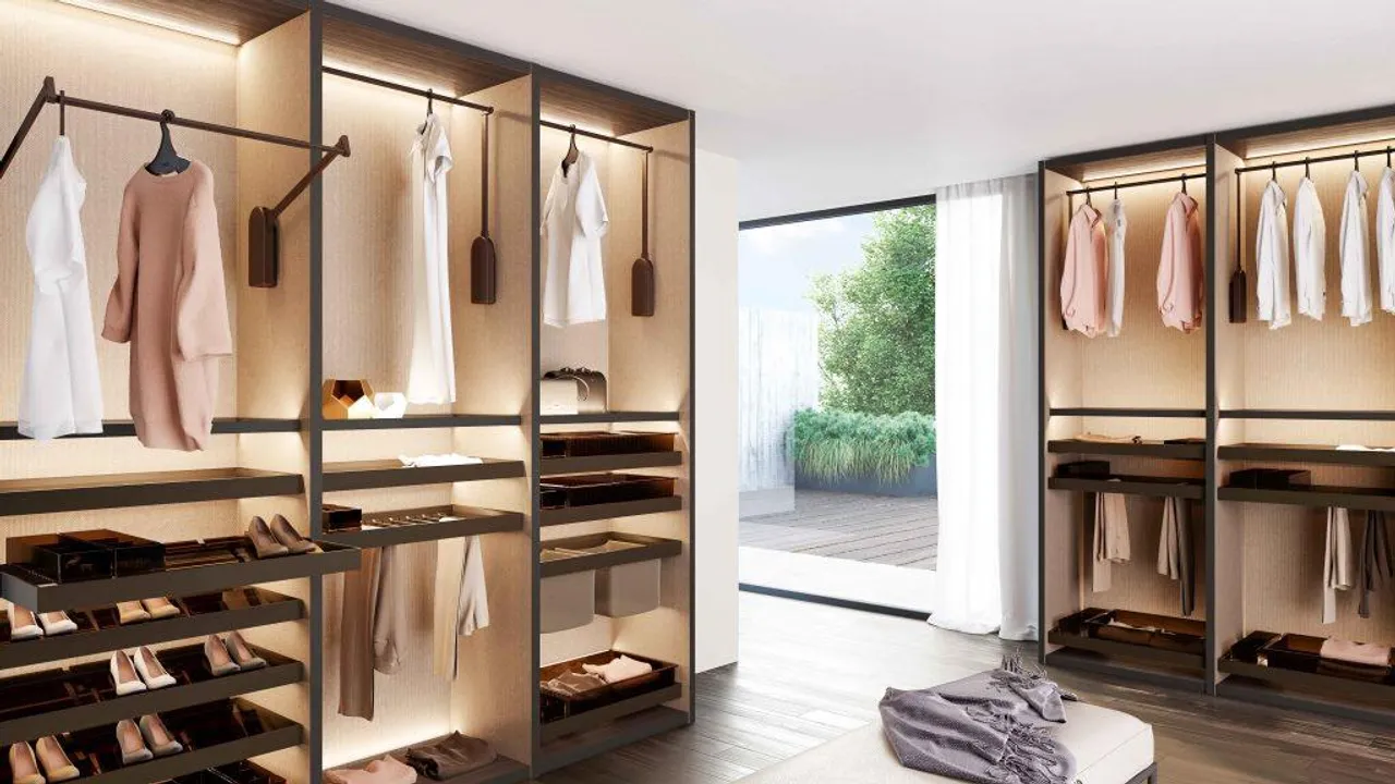 Hafele’s Motorized Wardrobe Lift System