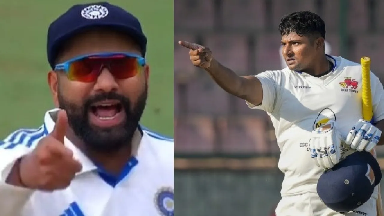 Rohit Sharma abuses Sarfaraz Khan