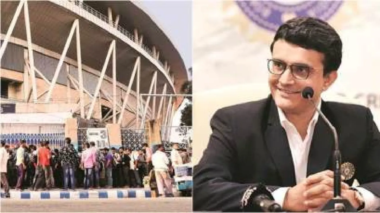 Eden Gardens, Sourav Ganguly