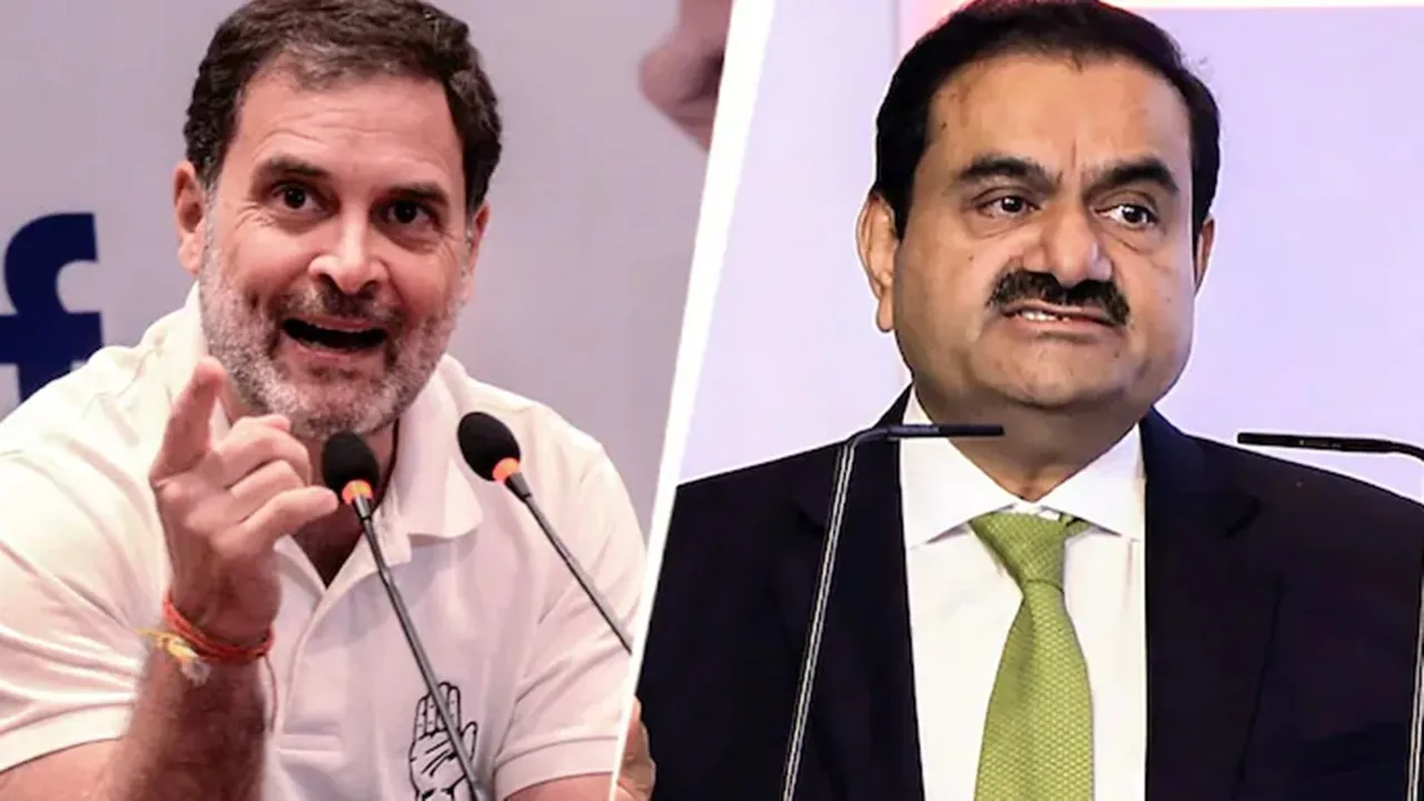 rahul on adani