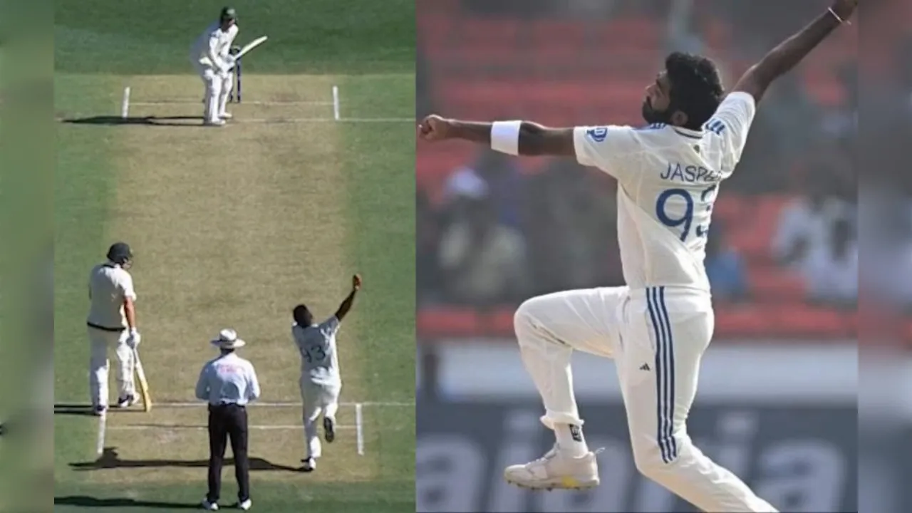 Jasprit Bumrah bowling action