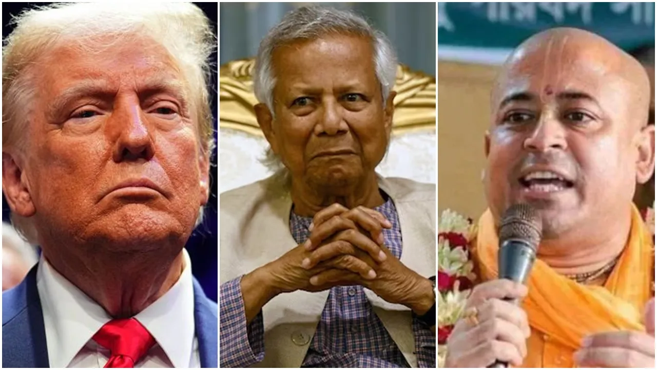 Donald Trump on Bangladesh Priest Chinmoy Krsihna Das Arrested,ডোনাল্ড ট্রাম্প,চিন্ময়কৃষ্ণ দাস,বাংলাদেশ