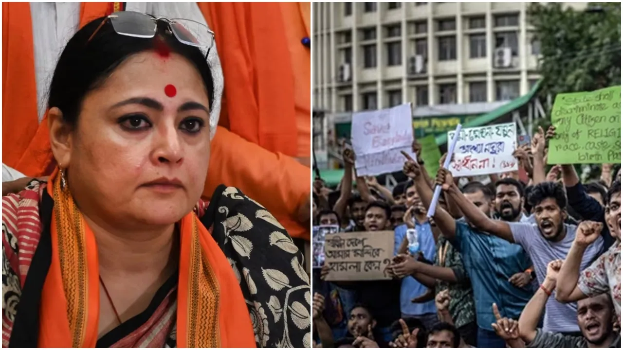 Bangladesh Unrest,Bangladesh Crisis,Agnimitra Paul,Hindus Attack in bangladesh,অগ্নিমিত্রা পাল,বাংলাদেশ,বিজেপি