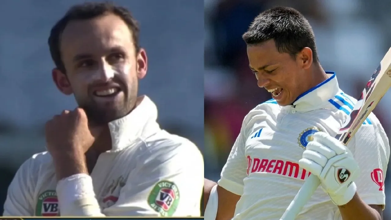 Nathan Lyon sledged by Yashasvi Jaiswal