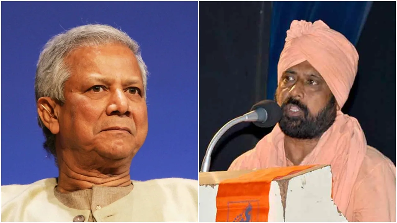 Muhammad Yunus,Bangladesh Unrest,Kartik Maharaj,west bengal news,মহম্মদ ইউনুস,কার্তিক মহারাজ,বাংলাদেশ পরিস্থিতি