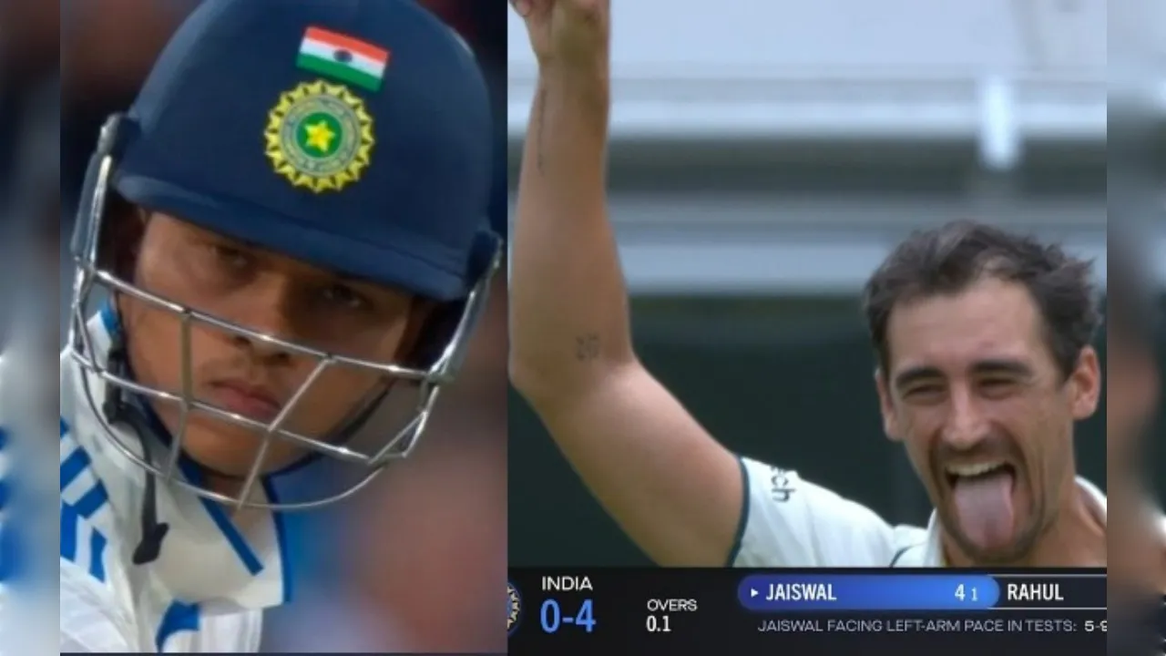 Mitchell Starc mocks Yashasvi Jaiswal after dismissal in viral video: