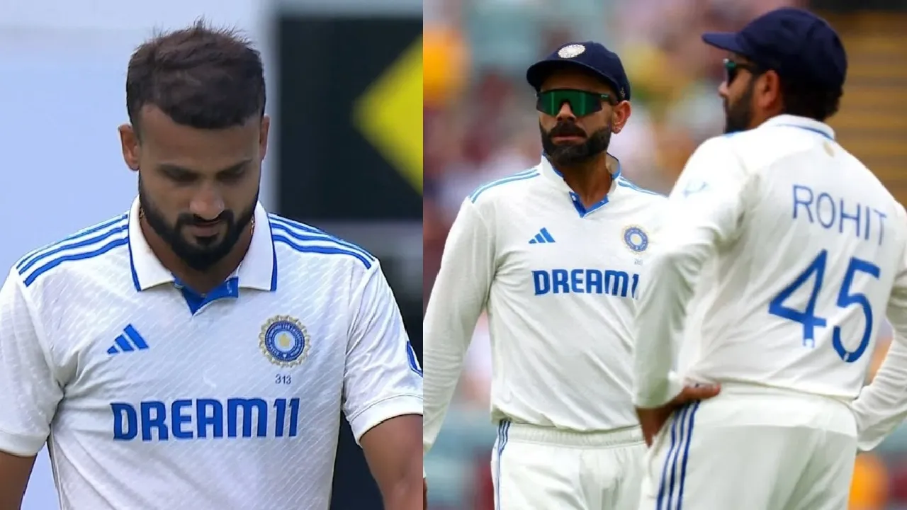 Rohit Sharma angry at Akash Deep in Brisbane cricket match: