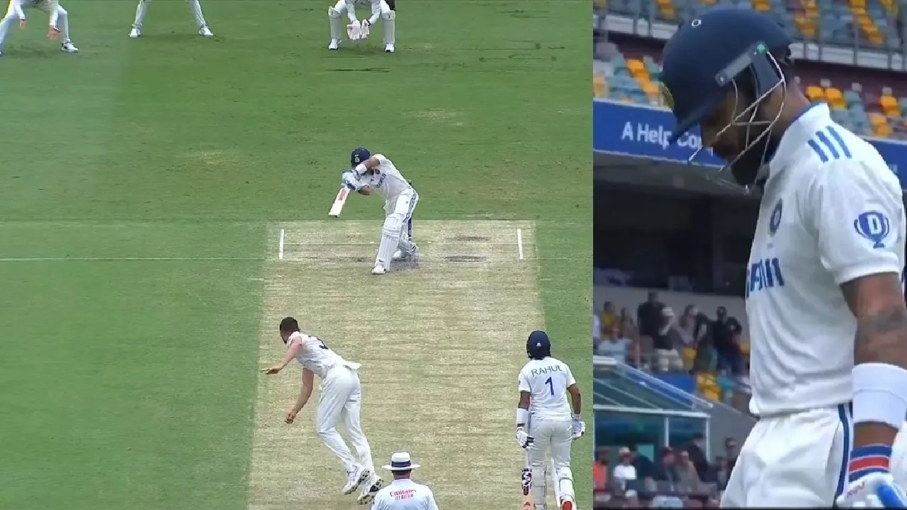 Virat Kohli dismissal against Australia