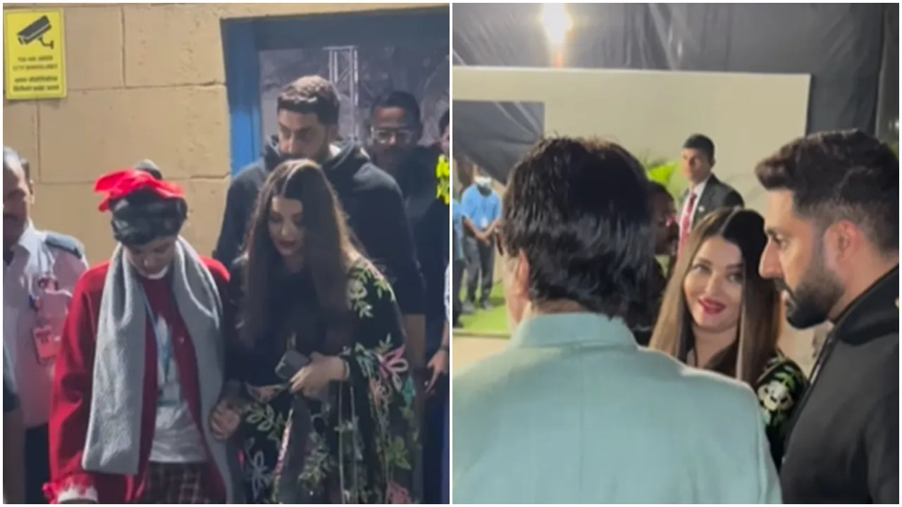 aradhya bachchan school programm aishwarya abhishek